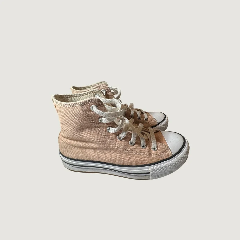 Converse Chuck Taylor All Star High Top Peach Apricot Kids 3.5 A12300F Sneaker
